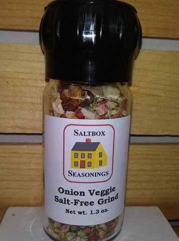 Onion Veggie Salt-Free Grind - Saltbox Seasonings
