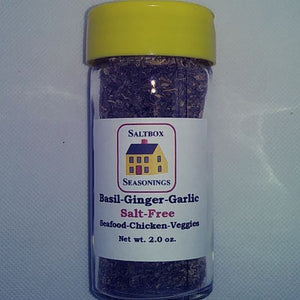 Basil-Ginger-Garlic Salt-Free Herbal Blend - Saltbox Seasonings