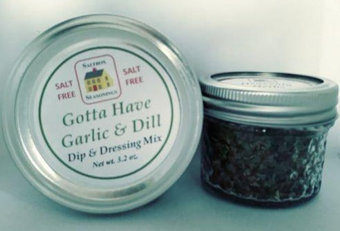 Gotta Have Garlic & Dill Salt-Free Dip Mix & Seasoning - Saltbox Seasonings