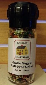 Garlic Veggie Salt-Free Grind - Saltbox Seasonings