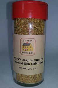 Myra's Maple Cherry Smoked Sea Salt Rub - Saltbox Seasonings