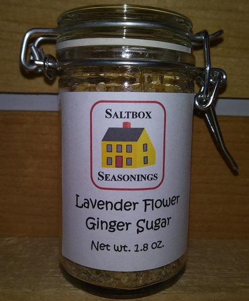 Lavender Flower Ginger Sugar Blend - Saltbox Seasonings