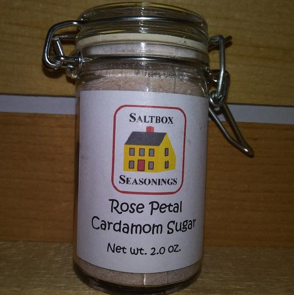 Rose Petal Cardamom Sugar Blend - Saltbox Seasonings